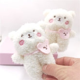 Smiley Bear Plush Toy Doll Key Chain