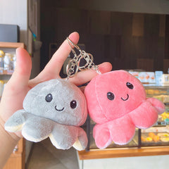 Plush Octopus Keychain