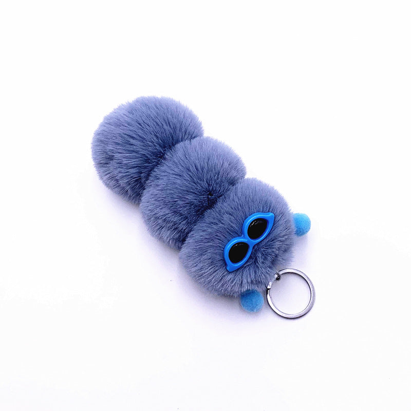 Cute Caterpillar KeyChain In Candy Style Colurs