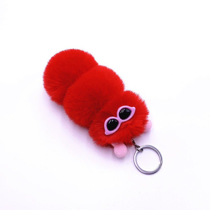 Cute Caterpillar KeyChain In Candy Style Colurs