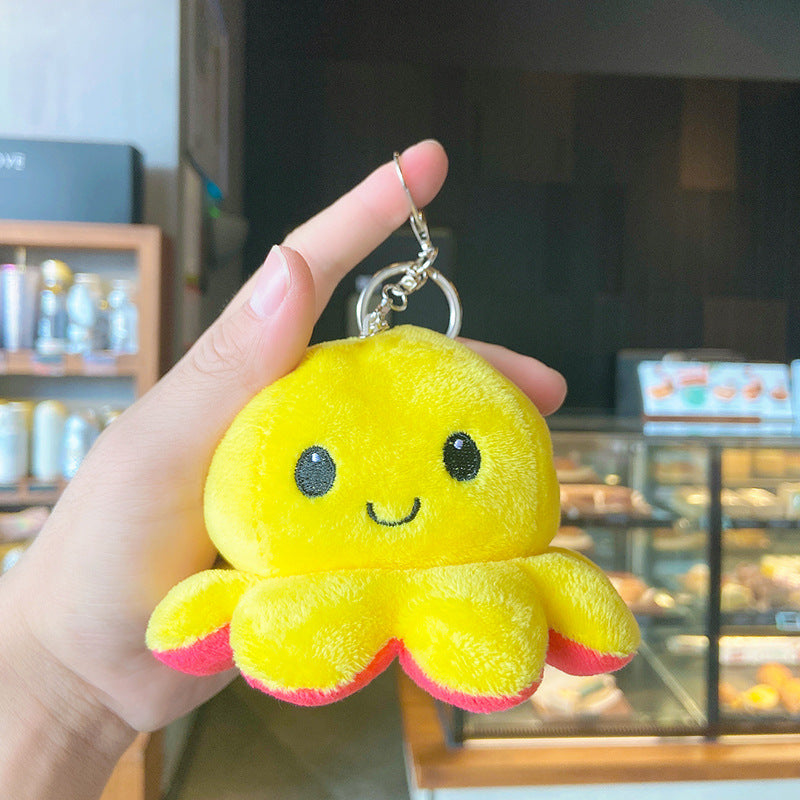 Plush Octopus Keychain