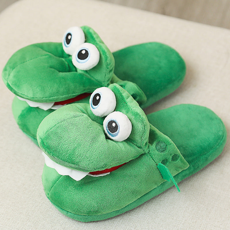 Crocodile Cotton Slippers