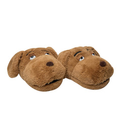 Rabbit and Dog Plush Slippers Thick Cotton Slippers