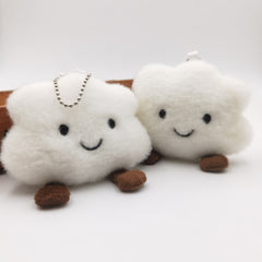 Happy Cloud Key Chain and Pin