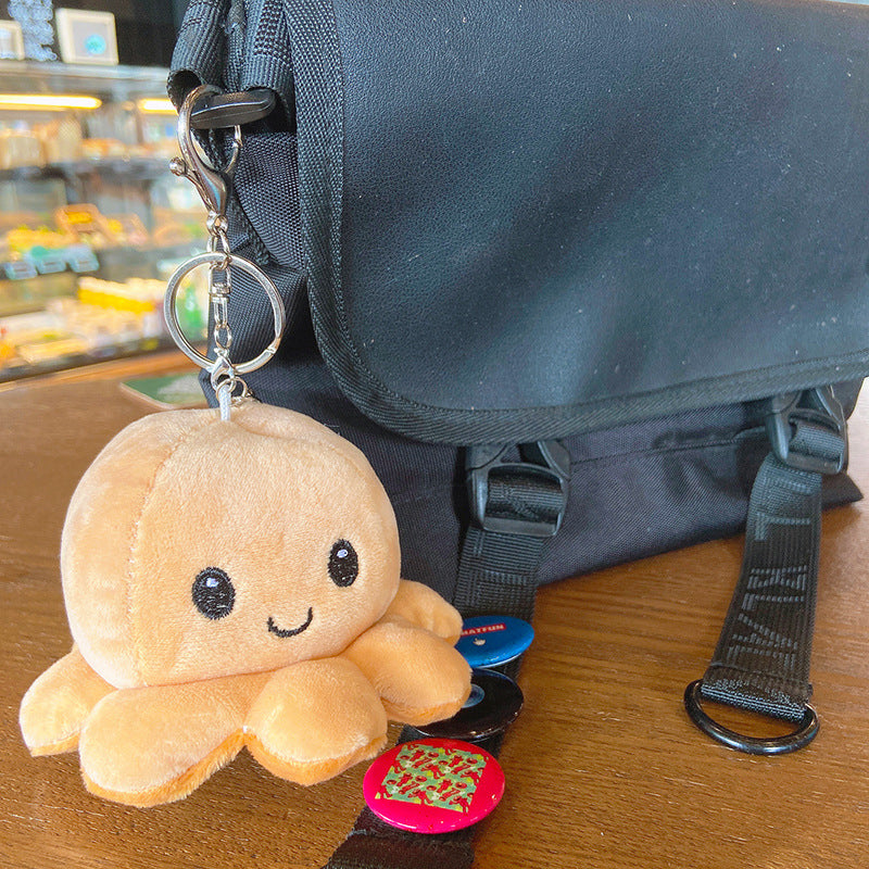 Plush Octopus Keychain