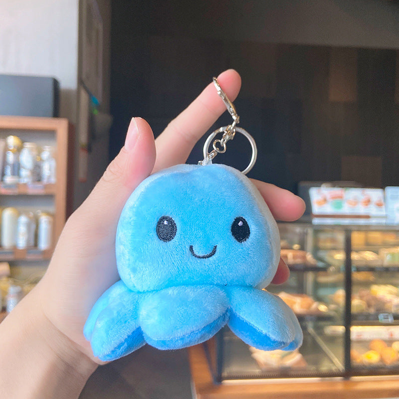 Plush Octopus Keychain