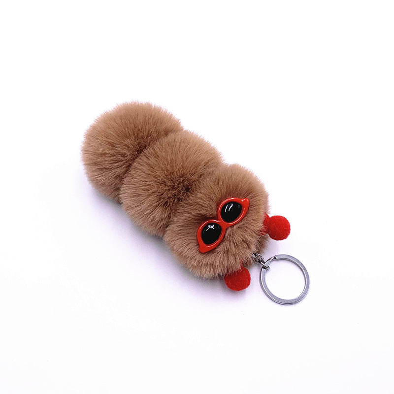 Cute Caterpillar KeyChain In Candy Style Colurs