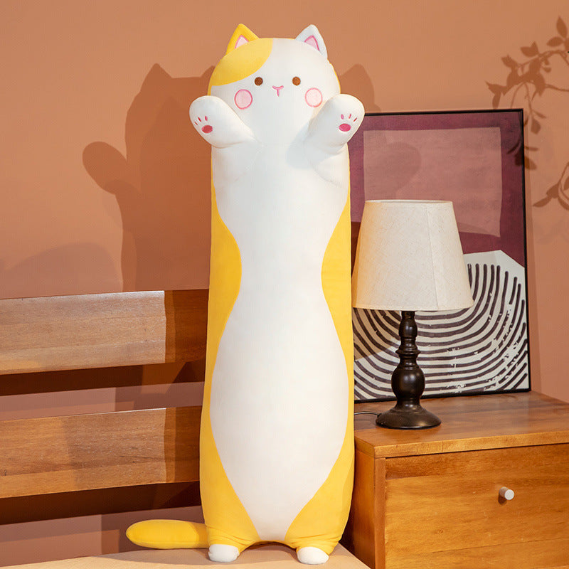 Chubby Cat Plush Cute Cat Pillow (3 x sizes in each style)