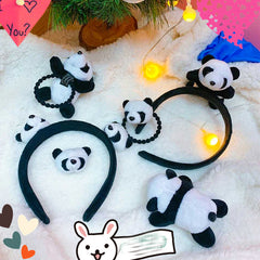 Cute Panda Headband and accessories collection (sold separately)