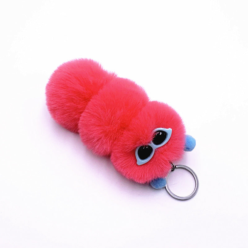 Cute Caterpillar KeyChain In Candy Style Colurs