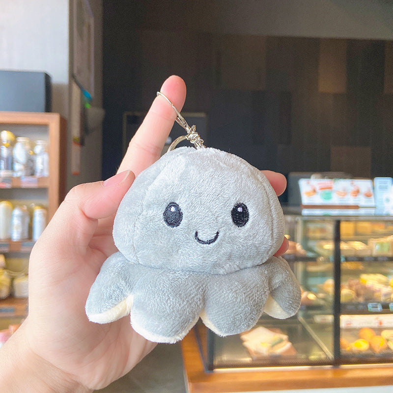 Plush Octopus Keychain