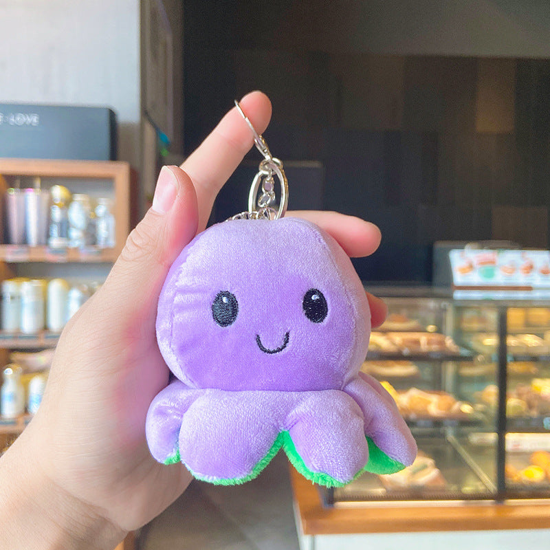 Plush Octopus Keychain