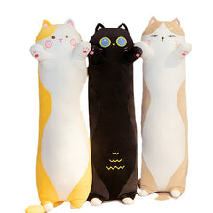 Chubby Cat Plush Cute Cat Pillow (3 x sizes in each style)