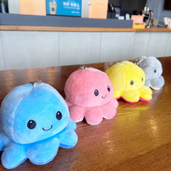 Plush Octopus Keychain