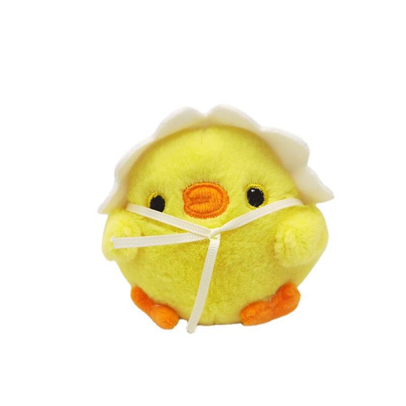 Little Yellow Chick Pendant Plush Keychain