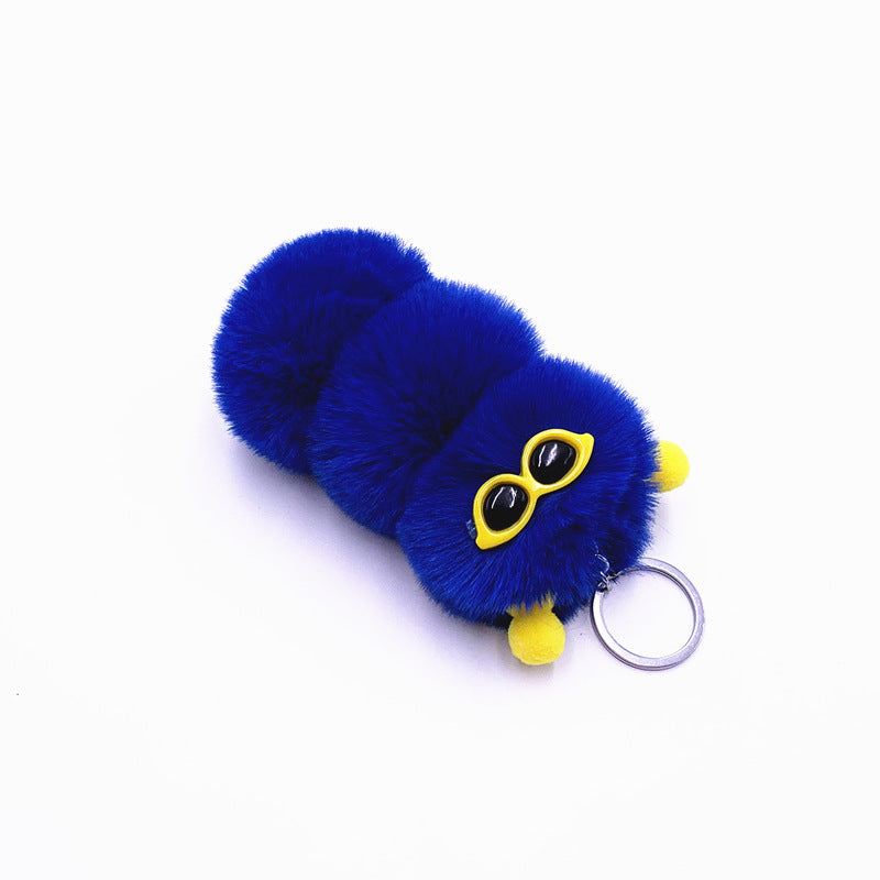 Cute Caterpillar KeyChain In Candy Style Colurs