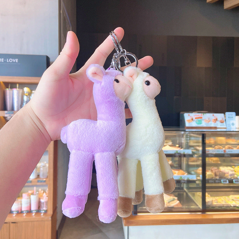 Plush Alpaca Cute Key Chain