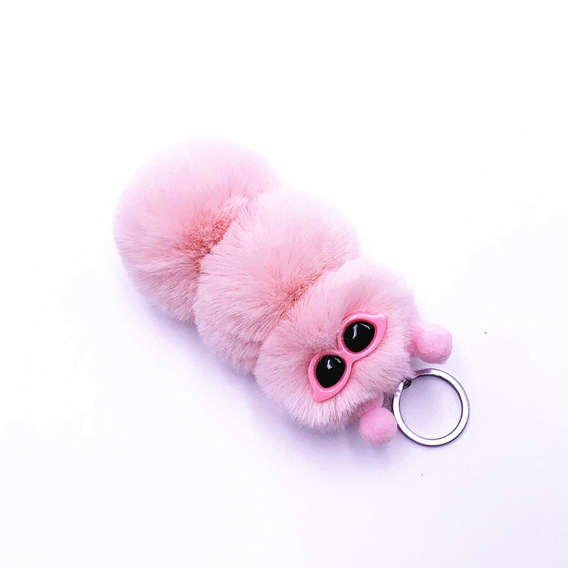 Cute Caterpillar KeyChain In Candy Style Colurs