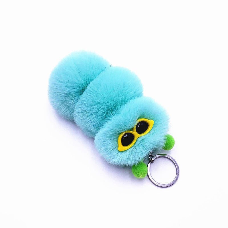 Cute Caterpillar KeyChain In Candy Style Colurs