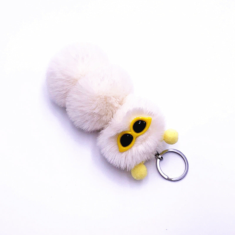 Cute Caterpillar KeyChain In Candy Style Colurs