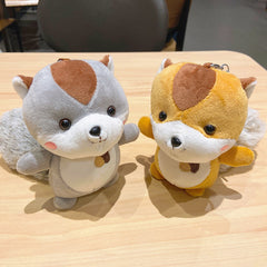 Plush Squirrel Key Chain